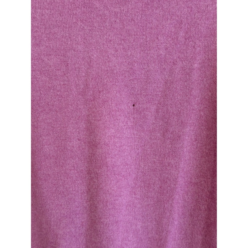 Autumn Cashmere Womens V-Neck Sweater 100% Pure Cashmere Pink Size S Long Sleeve - Picture 5 of 5